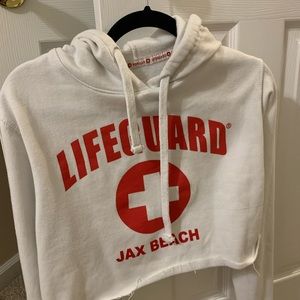 Lifeguard cropped hoodie